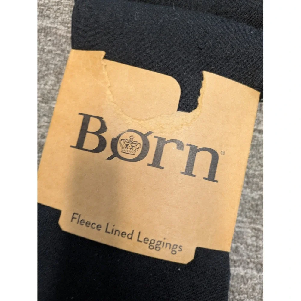 NEW Born Fleece Lined Leggings Women's M/L‎ Black 2 Pack Super Soft